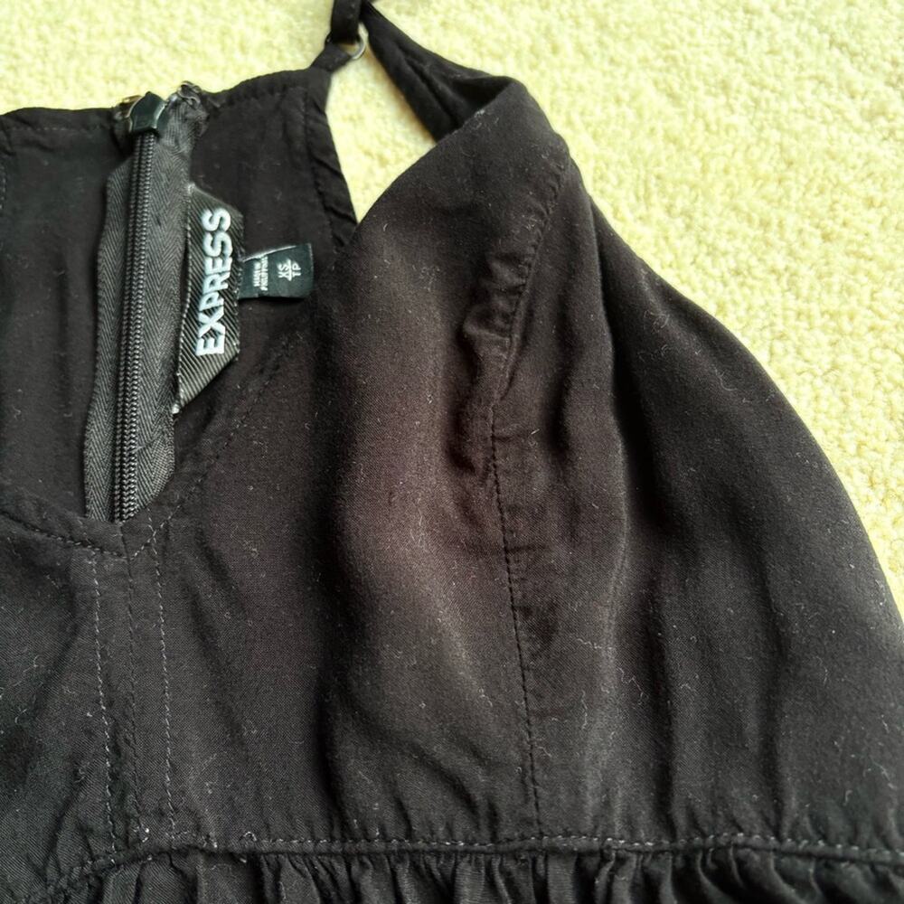 Express Black Bustier Peplum Camisole size XS - Picture 6 of 7